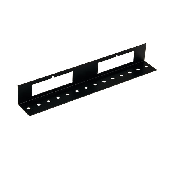 HellermannTyton RNGAR02 | Auxiliary Rail, Accepts 2 Rng Series Cassettes, 2.0" X 14.0", Steel, Black, 1/Box