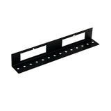 HellermannTyton RNGAR02 | Auxiliary Rail, Accepts 2 Rng Series Cassettes, 2.0" X 14.0", Steel, Black, 1/Box