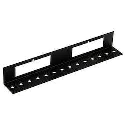 HellermannTyton RNGAR02 | Auxiliary Rail, Accepts 2 Rng Series Cassettes, 2.0" X 14.0", Steel, Black, 1/Box