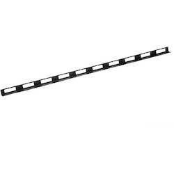 HellermannTyton RNGAR10 | Auxiliary Rail, Accepts 10 Rng Series Cassettes, 2.0" X 70.0", Steel, Black, 1/Box