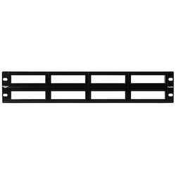 HellermannTyton RNGPP2U | RNG Series Modular Panel, 2U, Black, 1/ctn