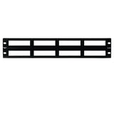 HellermannTyton RNGPP2URS | Rng Series Modular Panel With Rack-Snaps, 2U, Black, 1/Ctn