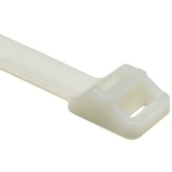 HellermannTyton RT250R9X2 | Releasable Cable Tie, Release Tab, 20.3" Long, 250lb Tensile Strength, PA66, Natural, 25/pkg