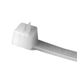 HellermannTyton RT50LL9M4 | Releasable Cable Tie, Release Tab, 15" Long, 50 lb Tensile Strength, PA66, Natural, 1000/pkg