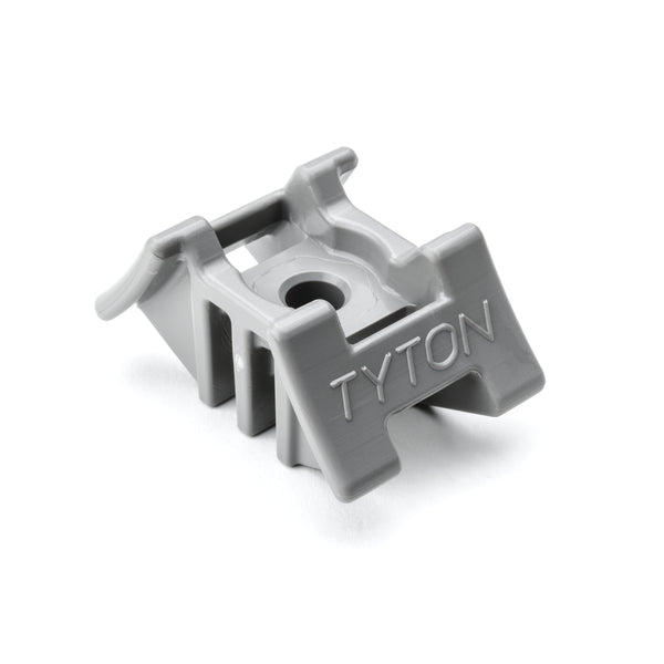 HellermannTyton S2CM258HIRHSH1 | 2-Way Saddle Mount, 3.5" Max Bundle Diameter, 0.25" Stud Diameter, Pa66Hirhs, Gray, 500/Pkg