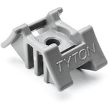 HellermannTyton S2CM258HIRHSH1 | 2-Way Saddle Mount, 3.5" Max Bundle Diameter, 0.25" Stud Diameter, Pa66Hirhs, Gray, 500/Pkg