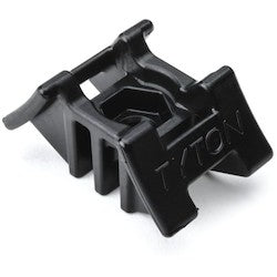 HellermannTyton S2HM250HIRHSH1 | 2-Way Saddle Mount, 3.5" Max Bundle Diameter, 0.25" Stud Diameter, PA66HIRHSUV, Black, 500/pkg