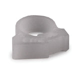 HellermannTyton SNP1.2510C2 | Snapper Hose Clamp, 0.28 - 0.30" Bundle Diameter, Pom, White, 100/Pkg