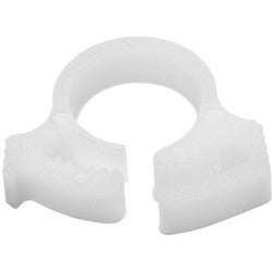 HellermannTyton SNP1.510C2 | Snapper Hose Clamp, 0.31 - 0.35" Bundle Diameter, Pom, White, 100/Pkg