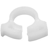 HellermannTyton SNP1.510C2 | Snapper Hose Clamp, 0.31 - 0.35" Bundle Diameter, Pom, White, 100/Pkg
