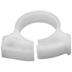 HellermannTyton SNP1010M4 | Snapper Hose Clamp, 0.57 - 0.65" Bundle Diameter, Pom, White, 1000/Pkg