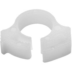 HellermannTyton SNP110M4 | Snapper Hose Clamp, 0.24 - 0.26" Bundle Diameter, Pom, White, 1000/Pkg