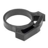 HellermannTyton SNP12AGHS0C2 | Snapper Hose Clamp, .62"-.72" Bundle Diameter, PA66GF13, Black, 100/pkg