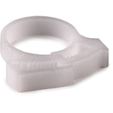 HellermannTyton SNP1610M4 | Snapper Hose Clamp, .74"-.84" Bundle Diameter, POM, White, 1000/pkg