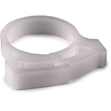 HellermannTyton SNP18A10C2 | Snapper Hose Clamp, .78"-.93" Bundle Diameter, POM, White, 100/pkg