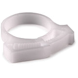 HellermannTyton SNP1910M4 | Snapper Hose Clamp, 0.88 - 1.0" Bundle Diameter, Pom, White, 1000/Pkg