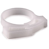 HellermannTyton SNP2210C2 | Snapper Hose Clamp, .92"-1.05" Bundle Diameter, POM, White, 100/pkg