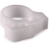 HellermannTyton SNP410C2 | Snapper Hose Clamp, 0.38 - 0.42" Bundle Diameter, Pom, White, 100/Pkg