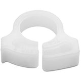 HellermannTyton SNP310M4 | Snapper Hose Clamp, 0.39 - 0.44" Bundle Diameter, Pom, White, 1000/Pkg