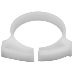 HellermannTyton SNP3210K2 | Snapper Hose Clamp, 1.21 - 1.38" Bundle Diameter, Pom, White, 50/Pkg