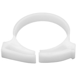 HellermannTyton SNP3410K2 | Snapper Hose Clamp, 1.33 - 1.54" Bundle Diameter, Pom, White, 50/Pkg
