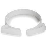 HellermannTyton SNP42N10C2 | Snapper Hose Clamp, 1.74"–2.02" Bundle Diameter, Pom, White, 100/Pkg