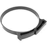 HellermannTyton SNP42N10C2 | Snapper Hose Clamp, 1.74"–2.02" Bundle Diameter, Pom, White, 100/Pkg