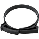 HellermannTyton SNP50GHS0C2 | Snapper Hose Clamp, 2.06"-2.31" Bundle Diameter, PA66GF13, Black, 100/pkg