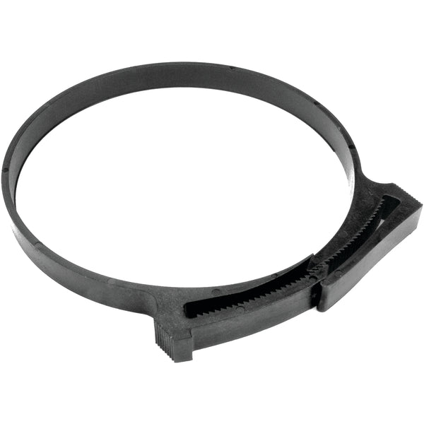 HellermannTyton SNP60GHS0C2 | Snapper Hose Clamp, 2.31"–2.59" Bundle Diameter, Pa66Gf13, Black, 100/Pkg