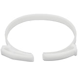 HellermannTyton SNP7010X2 | Snapper Hose Clamp, 2.62"-3.1" Bundle Diameter, POM, White, 25/pkg