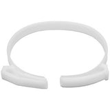 HellermannTyton SNP7010X2 | Snapper Hose Clamp, 2.62"-3.1" Bundle Diameter, POM, White, 25/pkg