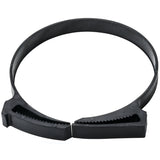 HellermannTyton SNP76GHS0X2 | Snapper Hose Clamp, 2.90"–3.26" Bundle Diameter, Pa66Gf13, Black, 25/Pkg