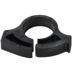 HellermannTyton SNP7GHS0C2 | Snapper Hose Clamp, .46"-.55" Bundle Diameter, PA66GF13, Black, 100/pkg