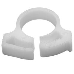 HellermannTyton SNP810M4 | Snapper Hose Clamp, .51"-.59" Bundle Diameter, POM, White, 1000/pkg