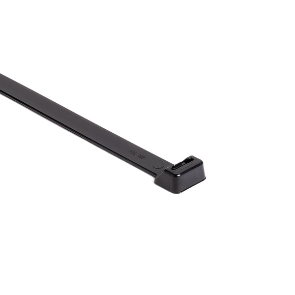 HellermannTyton SR255X0HIHSUVC2 | Releasable Cable Tie, 14.6" Long, 250Lb Tensile Strength, Pa66Hirhsuv, Black, 100/Pkg