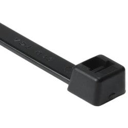 HellermannTyton T120R0HIRH5 | High-Temp Cable Tie, 15.2" Long, UL Rated, 120lb Tensile Strength, PA66HIRHSUV, Black, 500/plain pkg