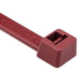 HellermannTyton T120R2H4 | Heavy Duty Cable Tie, 15.2" Long, UL Rated, 120lb Tensile Strength, PA66, Red, 500/pkg