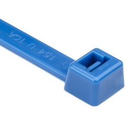 HellermannTyton T120R6H4 | Heavy-Duty Cable Tie, 15.2" Length, UL Rated, 120 lb Tensile Strength, PA66, Blue, 500/Pack