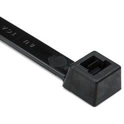 HellermannTyton T150R0X2 | Heavy Duty Cable Tie, 15.4" Long, UL Rated, 175lb Tensile Strength, PA66, Black, 25/pkg