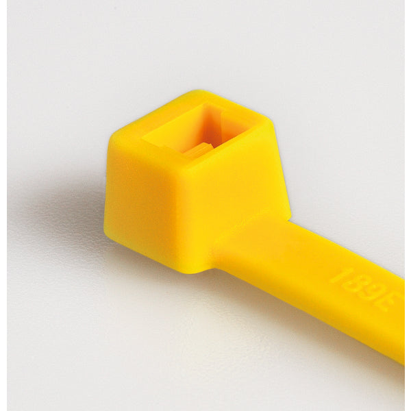 HellermannTyton T150XLL4X2 | Heavy Duty Cable Tie, 52" Long, Ul Rated, 175Lb Tensile Strength, Pa66, Yellow, 25/Pkg