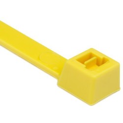 HellermannTyton T150XLL4X2 | Heavy Duty Cable Tie, 52" Long, Ul Rated, 175Lb Tensile Strength, Pa66, Yellow, 25/Pkg