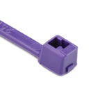 HellermannTyton T18R7M4 | Cable Tie, 4" Long, UL Rated, 18lb Tensile Strength, PA66, Purple, 1000/pkg