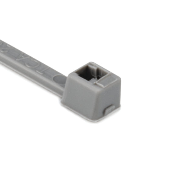 HellermannTyton T18R8M4 | Cable Tie, 4" Long, UL Rated, 18lb Tensile Strength, PA66, Gray, 1000/pkg