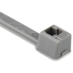HellermannTyton T18I8M4 | Cable Tie, 5.5" Long, UL Rated, 18lb Tensile Strength, PA66, Gray, 1000/pkg