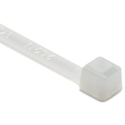 HellermannTyton T18I9VOM4 | Flame-Retardant Cable Tie, 5.5" Long, UL Rated, 18lb Tensile Strength, PA66V0, Natural, 1000/pkg