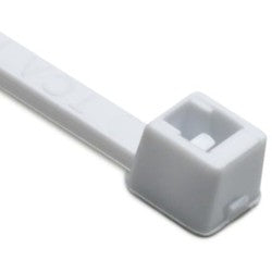 HellermannTyton T18L10M4 | Cable Tie, 8" Long, UL Rated, 18lb Tensile Strength, PA66, White, 1000/pkg