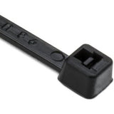 HellermannTyton T18R0HSM4 | High-Temp Cable Tie, 4" Long, Ul Rated, 18Lb Tensile Strength, Pa66Hs, Black, 1000/Pkg