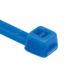 HellermannTyton T18R6M4 | Milspec Cable Tie, 4" Long, Ms3367, Ul Rated, 18Lb Tensile Strength, Pa66, Blue, 1000/Pkg