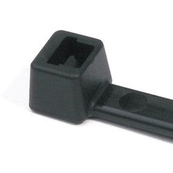 HellermannTyton T18S0C2 | Cable Tie, 3.3" Long, UL Rated, 18lb Tensile Strength, PA66, Black, 100/pkg