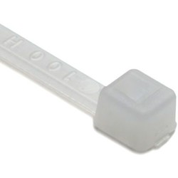 HellermannTyton T18S9M4 | Cable Tie, 3.3" Long, UL Rated, 18lb Tensile Strength, PA66, Natural, 1000/pkg